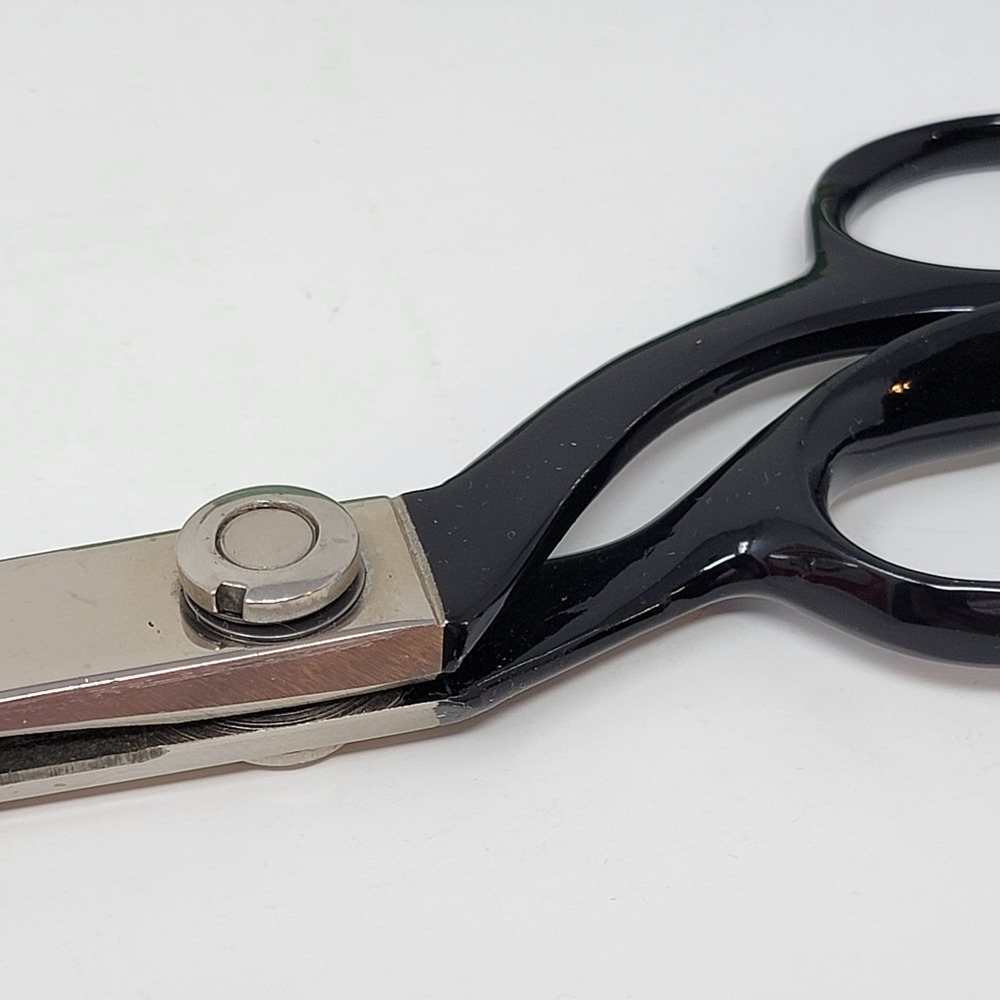 Vintage Wiss Pinking Shears Model CB9 + Original Box Sewing Scissors Dressmaking - Picture 12 of 16